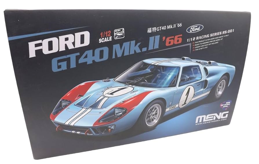 USスポーツカー 1/12 FORD GT40 GAZOOショッピング FORD GT40 MK．II ＃2 1966（1／12）: クルマ